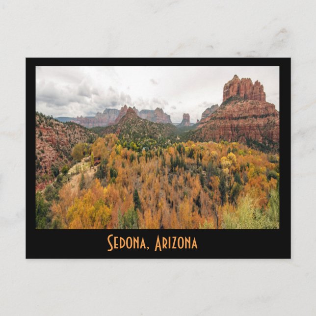 Sedona Fall Färg i Arizona Vykort (Framsida)