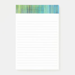 Sedona Falls Blue Aqua Lime 4 tum x 6 tum Post-it Block
