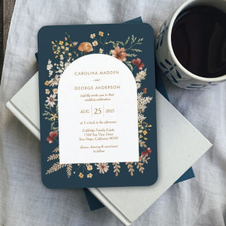 Sedona Garden Arched Wedding bjudande Inbjudningar