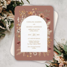 Sedona Garden Arched Wedding bjudande