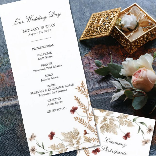 Sedona Garden bröllopsdag Program (Skapare uppladdad)