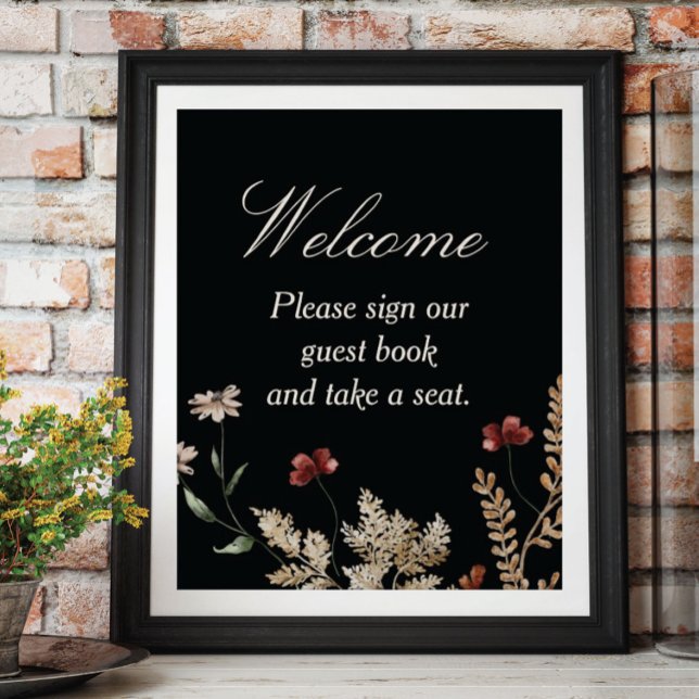 Sedona Garden Wedding Sign Poster (Skapare uppladdad)
