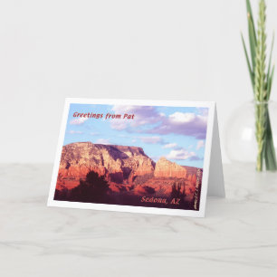 Sedona Hälsning från Pat Kort