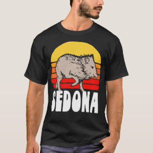 Sedona Javelina Vintage Retro 80 s Sunset Cute Fun T Shirt
