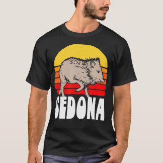 Sedona Javelina Vintage Retro 80 s Sunset Cute Fun T Shirt