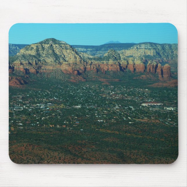 Sedona och Coffee Pot Rock från ovan Musmatta (Framsidan)