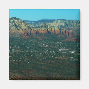 Sedona och Coffee Pot Sten från ovan Magnet