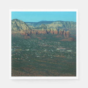 Sedona och Coffee Pot Sten från ovan Pappersservett
