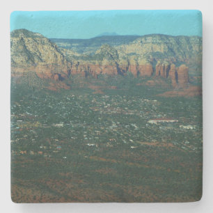 Sedona och Coffee Pot Sten från ovan Stenunderlägg