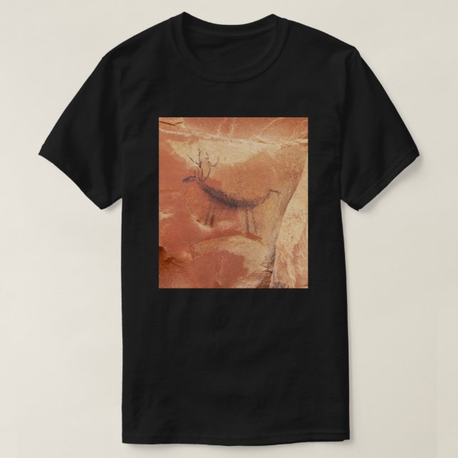 Sedona pictograf "Magic buck" nature art skönhet T Shirt (Design framsida)