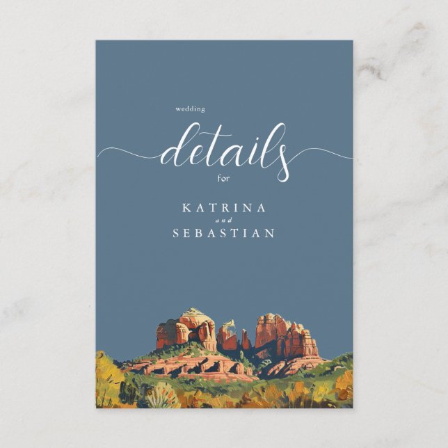 Sedona Red Sten katedral Sten Tilläggskort (Framsida)