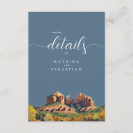 Sedona Red Sten katedral Sten Tilläggskort