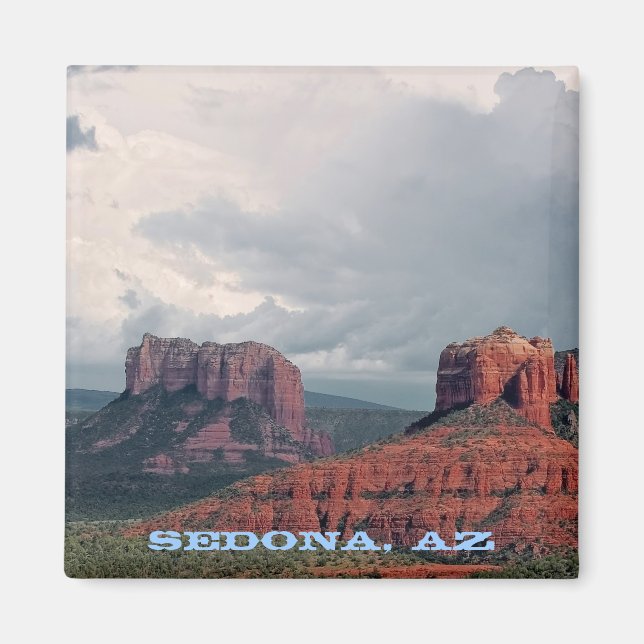 Sedona Red Sten Magnet (Framsidan)