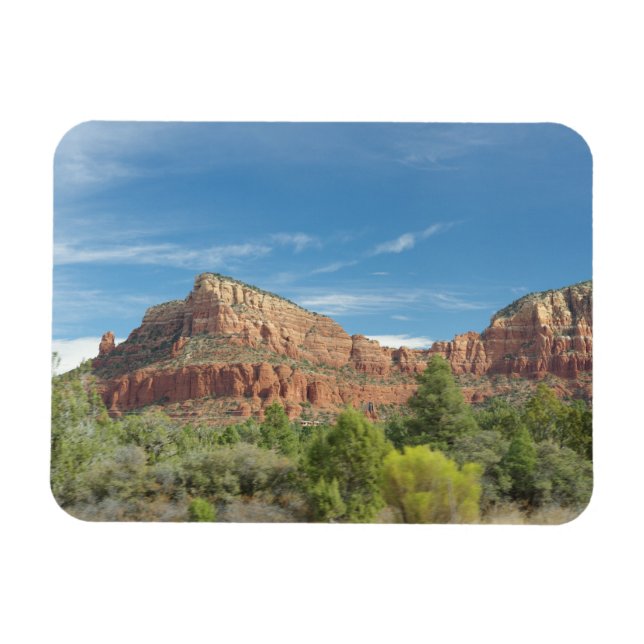 Sedona Red sten Magnet (Horisontell)