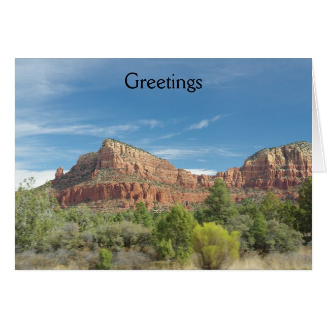 Sedona Red sten OBS Kort (Framsidan Horizontal)