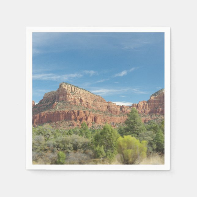 Sedona Red sten Pappersservett (Framsidan)