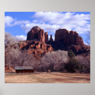 Sedona röd sten poster