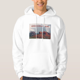 Sedona röd stenHoodie Tröja Med Luva