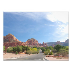 Sedona röda klippor fototryck