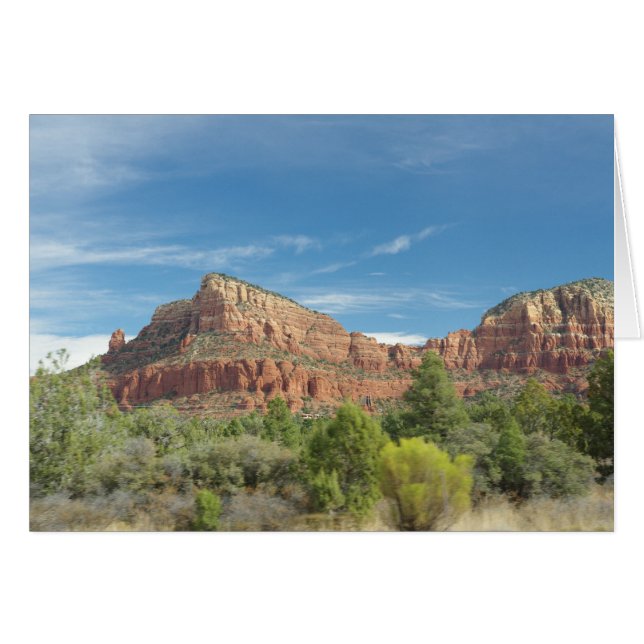 Sedona röda klippor OBS kort (Framsidan Horizontal)