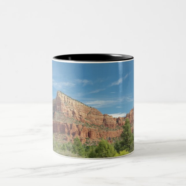 Sedona röda klippor Två-Tonad mugg (Center)