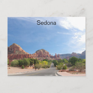 Sedona röda klippor vykort