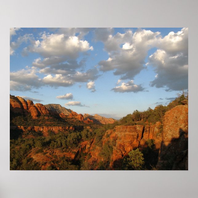Sedona sunset 003 poster (Framsidan)