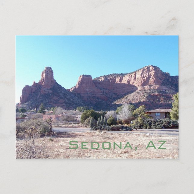 Sedona-View#5, Sedona, AZ vykort (Framsida)