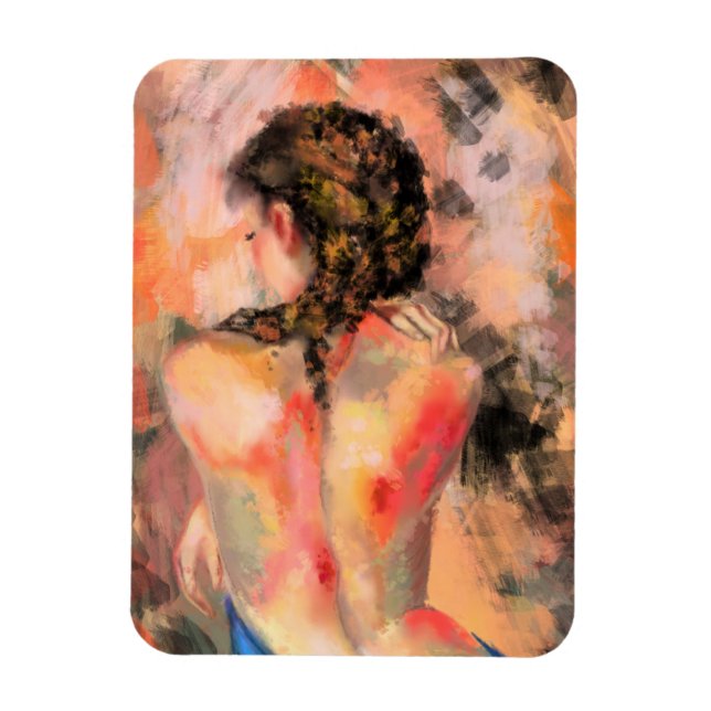 Seductive Dam Art Woman Body Magnet (Vertikal)