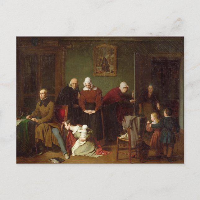 Seduktionsresultatet, 1824 vykort (Framsida)