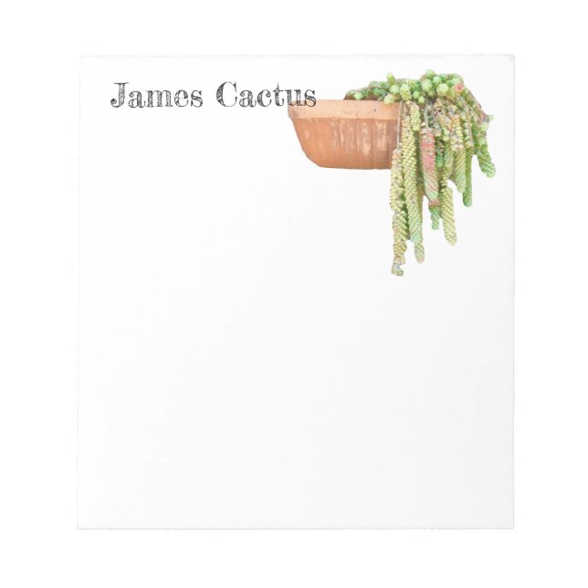 Sedum Donkey Svan Note Pad Anteckningsblock (Framsida)
