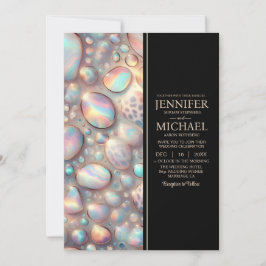 SEE BACK All-In-One Exotic Posh Wedding Invitation Inbjudningar