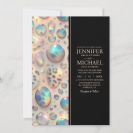 SEE BACK All-In-One Exotic Posh Wedding Invitation Inbjudningar