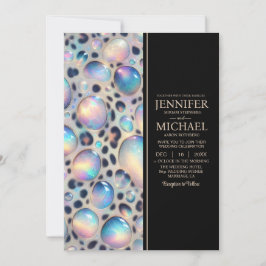 SEE BACK All-In-One Exotic Posh Wedding Invitation Inbjudningar