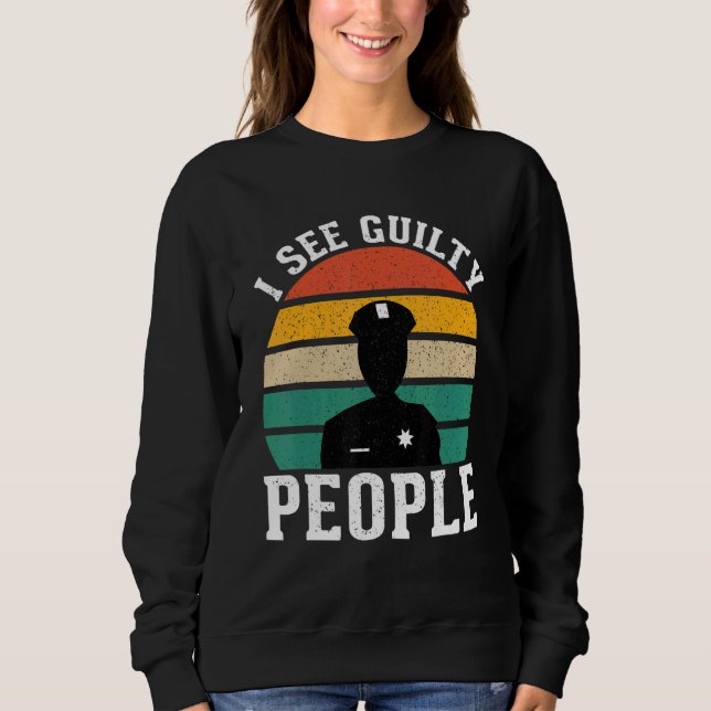 See Guilty People Correctional Officer 1 T Shirt (Framsida)