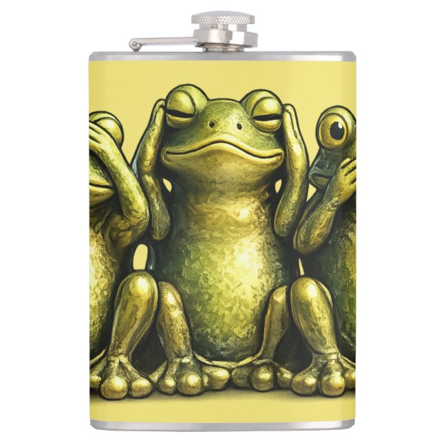See Hear Speak No Evil Funny Frogs Fickplunta (Framsidan)