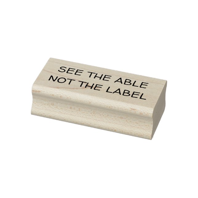 See the able, not the label  stämpel (Stämpel)