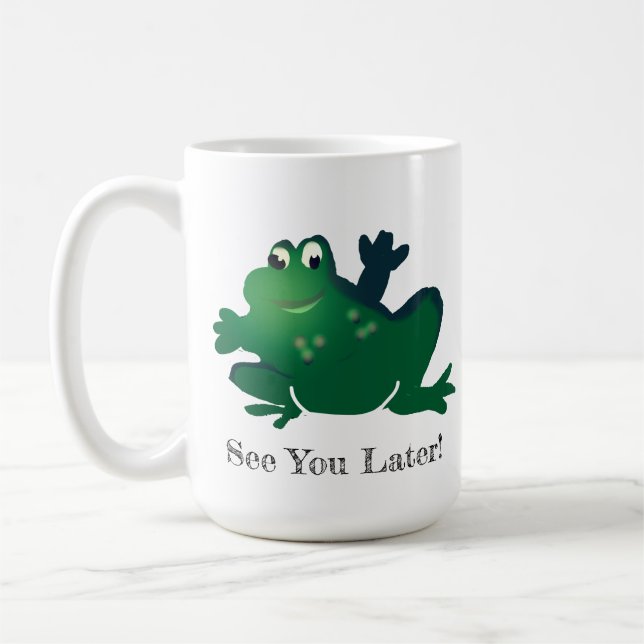 See You Later Frog Kaffemugg (Vänster)