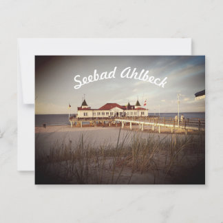 Seebad Ahlbeck Postcard Vykort
