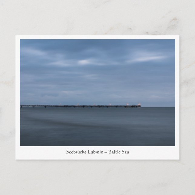 Seebrücke Lubmin Vykort (Framsida)