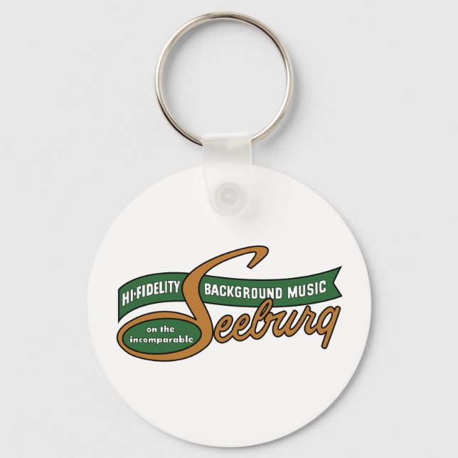 Seeburg 1000 Music Logo Keychain Nyckelring (Framsida)
