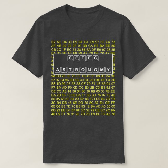 SEEC ASRONOMY T SHIRT (Design framsida)