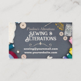 Seed Alterterations Services Seamstress Visitkort