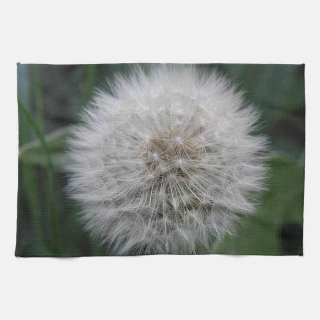 Seeding Dandelion Flower Kitchen Towel Kökshandduk (Horisontell)