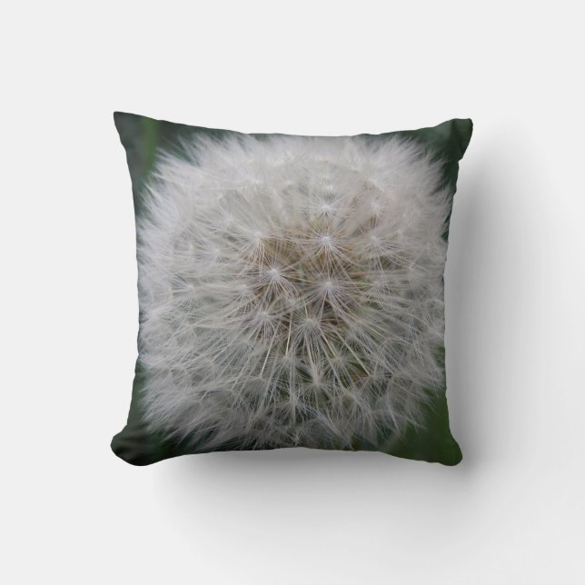 Seeding Dandelion Flower Pillow Kudde (Framsida)