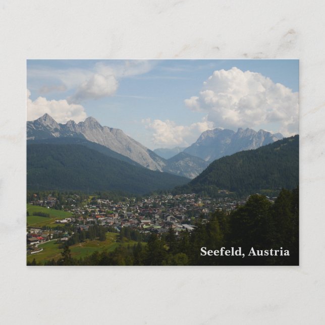 Seefeld Austria Postcard Vykort (Framsida)