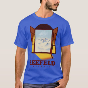 Seefeld Austria Ski poster T Shirt