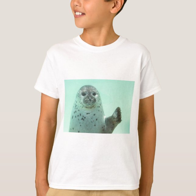 Seehund - Winkewinke T-shirt (Framsida)
