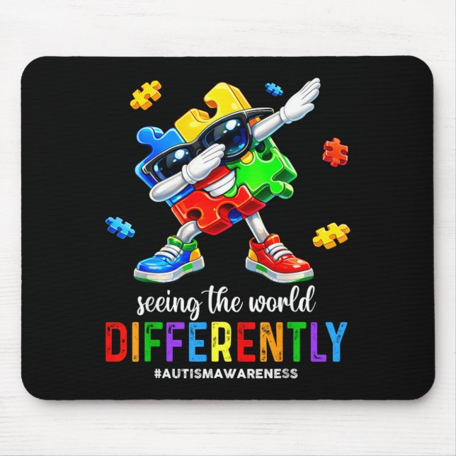 Seeing The World Differently Autism Awareness Musmatta (Framsidan)