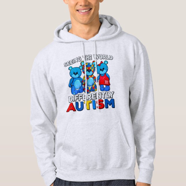 Seeing The World Differently is perfect outfit for Hoodie (Framsida)